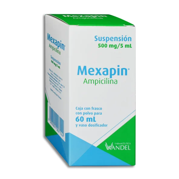 Mexapin 500 Mg Susp 60 Ml
